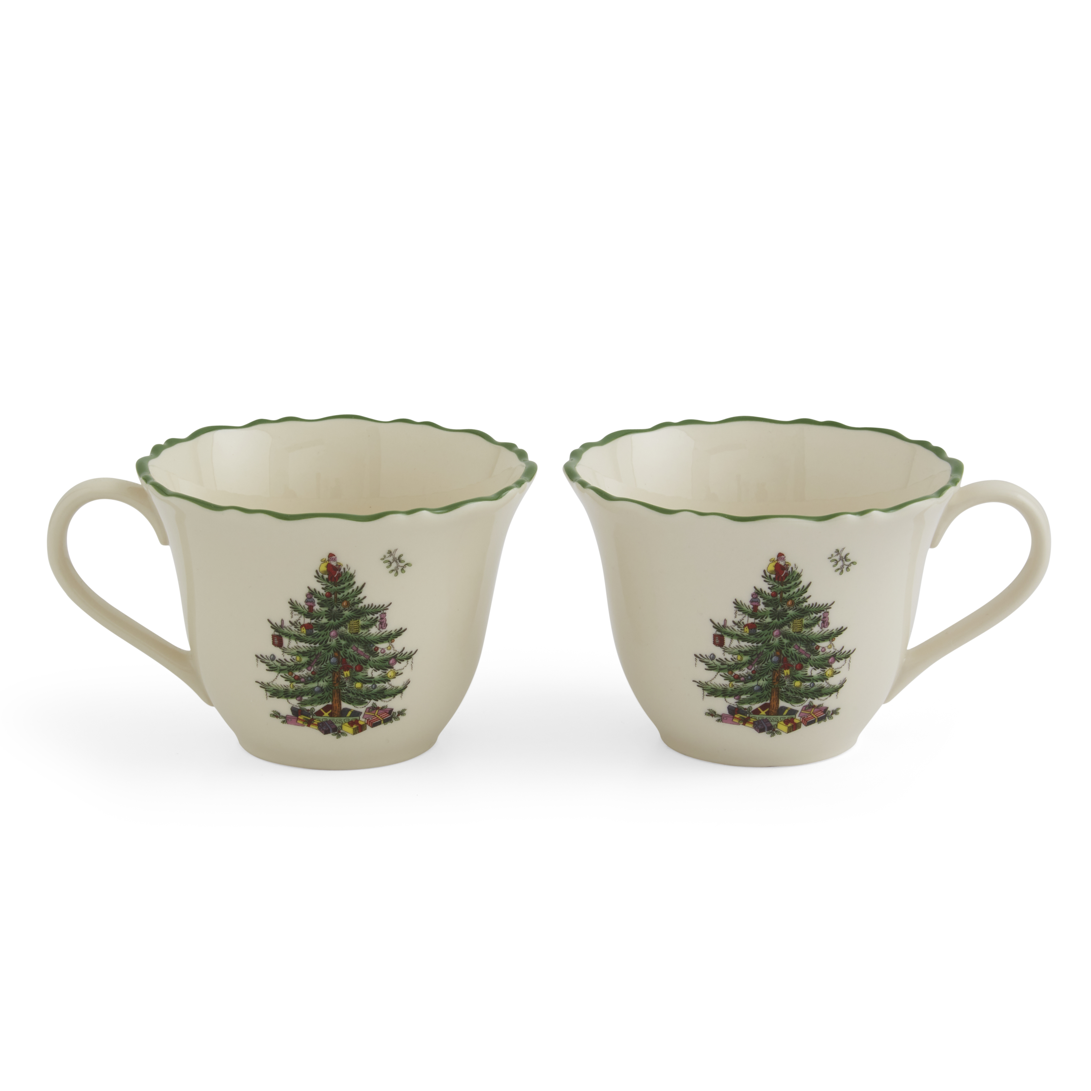 Christmas Tree Punch Cups Set of 2 image number null